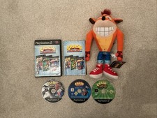 Crash Bandicoot Bundle Sony PlayStation PS2 Action Pack with Crash Plush