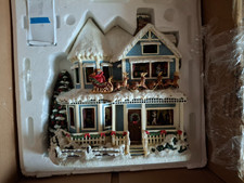 Thomas Kinkade ‘'The Night Before Christmas’ House Bradford Exchange  PROJECT