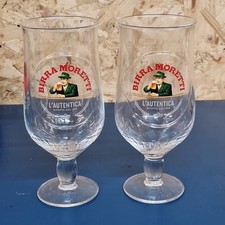 BIRRA MORETTI Pint Glass x 2