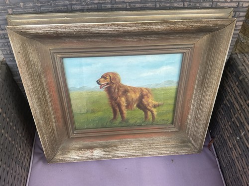 Vintage original signed oil - signed, on
