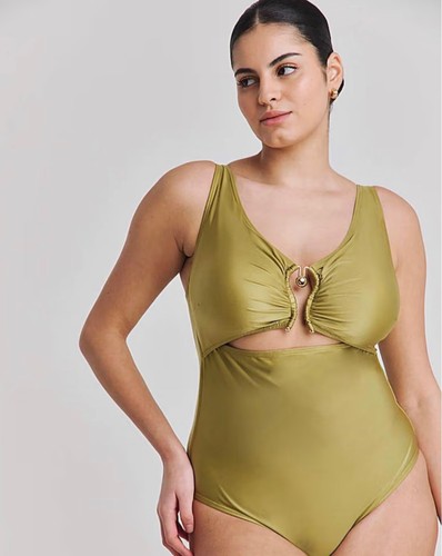 Simply trim detail swimsuit - be,