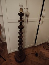 old wooden solid wood lamp