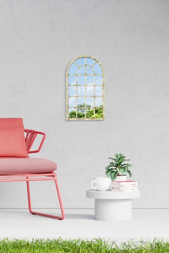 Large rustic metal - large, arched