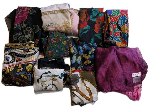 Bundle vintage scarf - x,