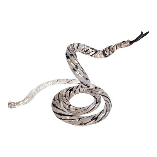 Lampwork snake glass art - lampwork,