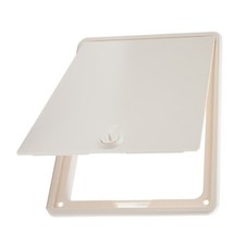 Access Door Cream Coin Lock - 412006 static caravan