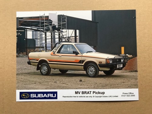 Subaru brat pickup press - subaru,
