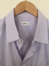 euc BRIONI Dress Shirt Purple