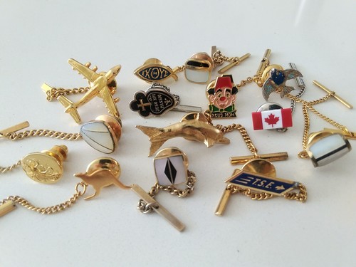 Vintage tie pins - 14,