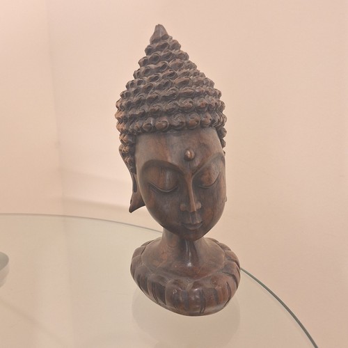 Hand carved wooden buddha - hand,