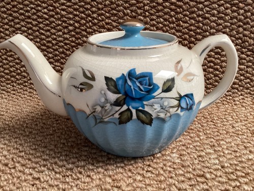 Sadler blue roses gold - gold, trim