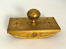 Heavy Ink Blotter, Bronze &