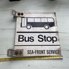 Vintage Metal Bus Stop Request