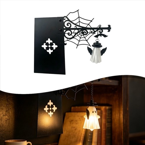 Wrought iron library - wrought, lantern