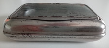 Vintage Stainless Steel Cigarette Loose tobacco Case Box Holder