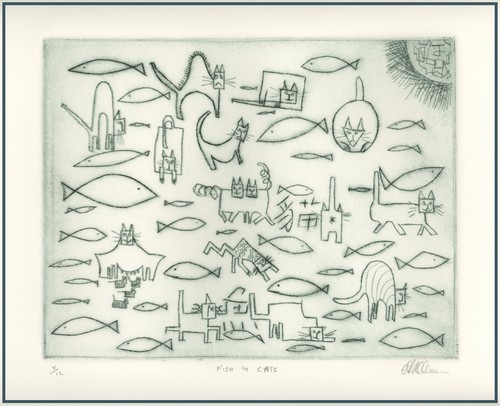 Lots fish cats - cats;, original