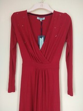 Bnwt Dickins & Jones red faux