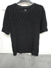 Fendi Roma Ff Logo Flocked
