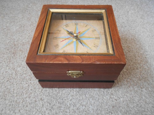 Ship clock with compass - ship's,