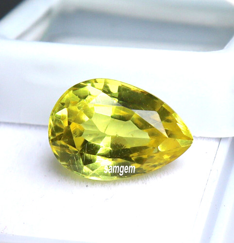 Natural yellow sapphire - yellow,