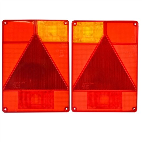 Trailer light lens pair - lens,