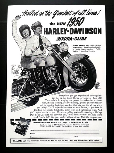 1950 harley davidson - harley, hydra