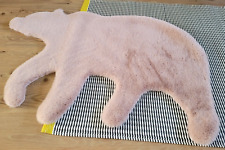 Dekofell ' Icebear Altrosa ' 60x90cm Premium Luxury Lodge Rug Interior Design