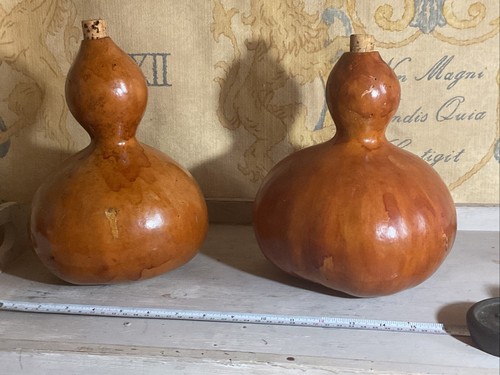Vintage pair gourd bottle - ,