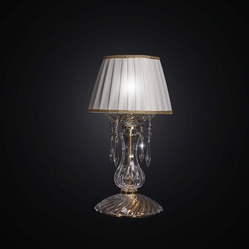 Crystal table lamp with - table,