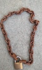 Length Of Chain For Security - Previously Used To Lock field Gate 10mm dia chain