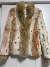 FREE'S SHOP Rabbit Fur Coat