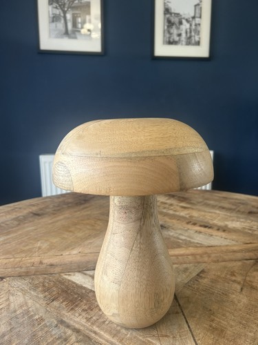 Vintage mango wooden mushroom - vintage,