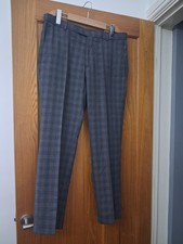 TU Grey Checked Mens Smart