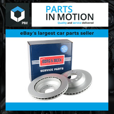 2x Brake Discs Pair Vented