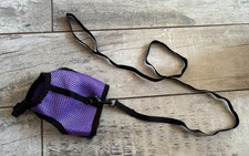 Purple & Black Harness Vest Puppy Small Dog or Animal Rabbit Ferret Size XXS