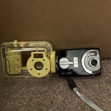 Vivitar Vivicam 5399 Digital Camera with Waterproof Case Battery Operated Tested