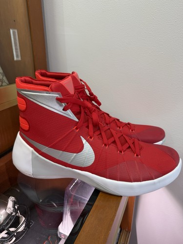 Nike hyperdunk 2015 red silver - hyperdunk,