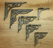 Wall Shelf Heavy Bracket Cast Iron Wall Antique Style Decorative Coat Hook