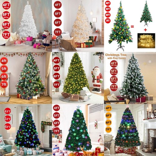 7ft christmas tree - christmas, with