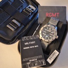 RGMT MILITARY Date mens quartz