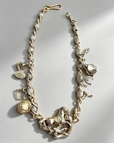 Vintage hand made - silver, and