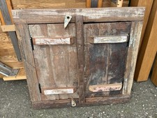RUSTIC VINTAGE STYLE WINDOW SHUTTER MIRROR HAND MADE FROM RECLAIMED WOOD
