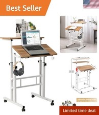 Compact Vintage Oak Computer