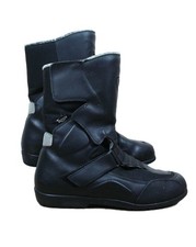 Triumph Motorcycle Boots Size 11 Mens Leather Made in Italy Touring Waterproof