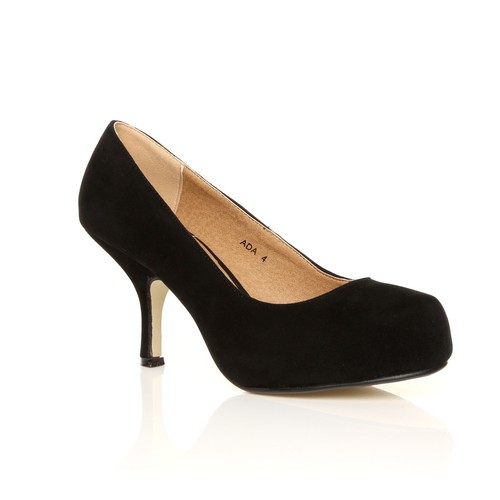 Womens ladies mid heel casual - womens,