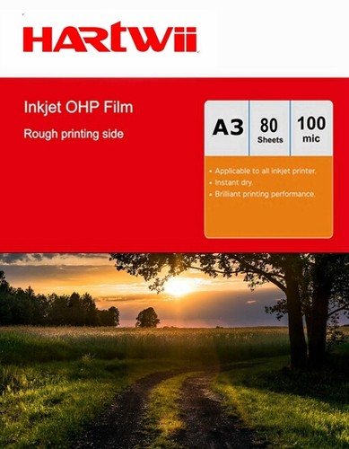 80sheets ohp film - ohp, inkjet