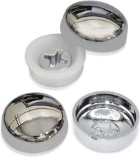 Plastic Screw Cover CHROME 2
