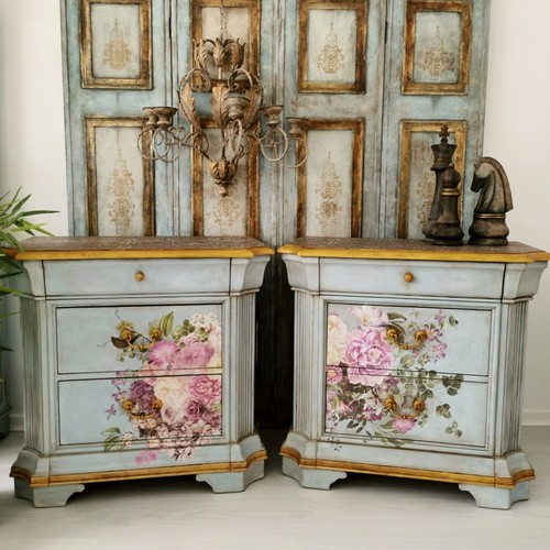 Beautiful pair huge bedside - pair,