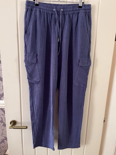 Peacocks navy linen look - peacocks,