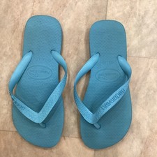 Havaianas Top Kids Unisex Flip Flops Sandals Aqua Blue Size 33 -34 / Uk 1